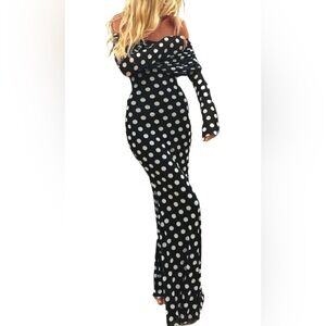 Black Polka Dot Dress